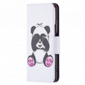 Flip Case Für Xiaomi Redmi Note 10 / 10S Panda-spaß