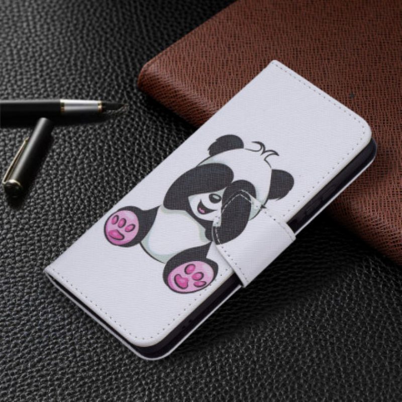 Flip Case Für Xiaomi Redmi Note 10 / 10S Panda-spaß