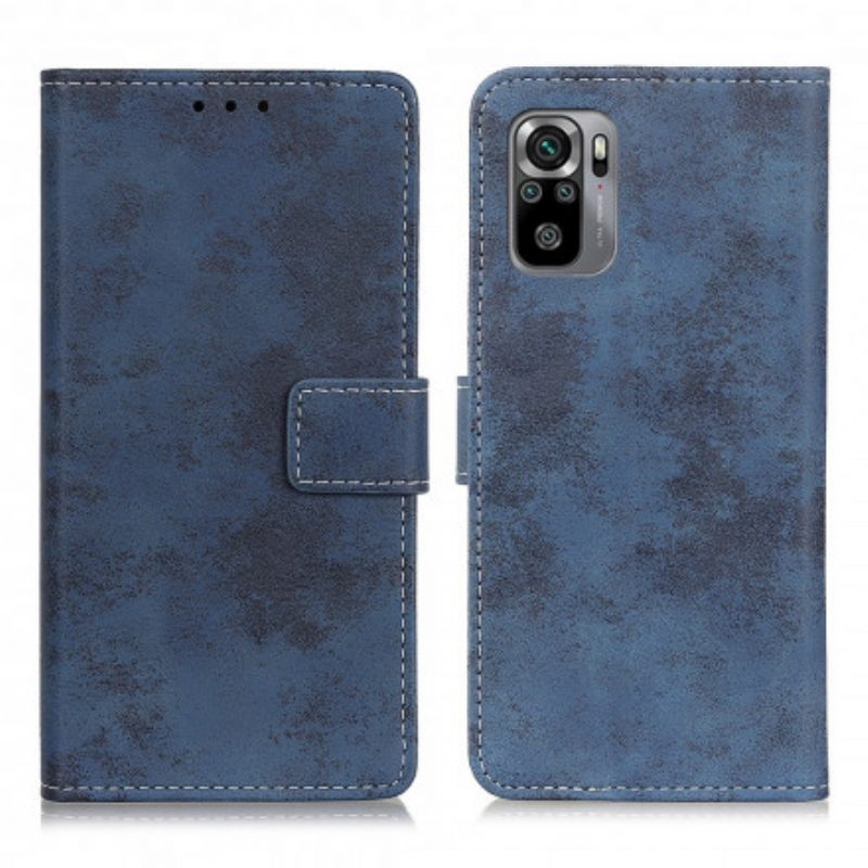 Flip Case Für Xiaomi Redmi Note 10 / 10S Vintage-ledereffekt