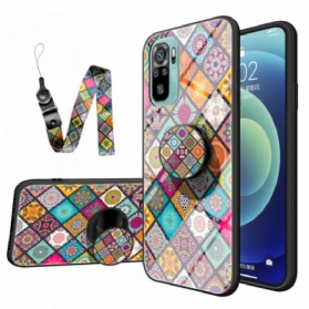 Handyhülle Für Xiaomi Redmi Note 10 / 10S Patchwork-magnethalter