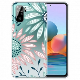 Handyhülle Für Xiaomi Redmi Note 10 / 10S Transparente Eine Blume