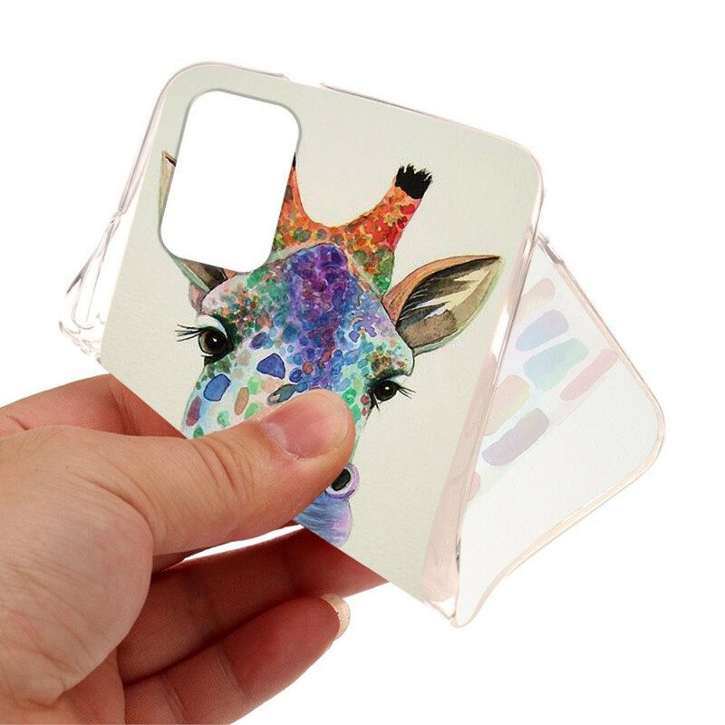 Hülle Für Xiaomi Redmi Note 10 / 10S Bunte Giraffe