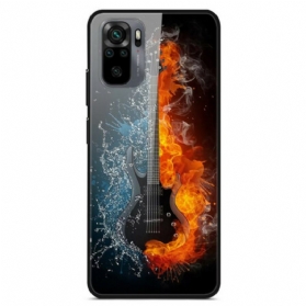 Hülle Für Xiaomi Redmi Note 10 / 10S Gitarre Aus Gehärtetem Glas