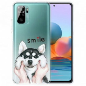 Hülle Für Xiaomi Redmi Note 10 / 10S Lächle Hund