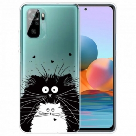 Hülle Für Xiaomi Redmi Note 10 / 10S Schauen Sie Sich Die Katzen An