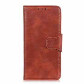 Lederhüllen Für Xiaomi Redmi Note 10 / 10S Flip Case Magnetische Klappe