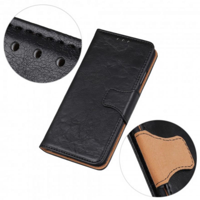 Lederhüllen Für Xiaomi Redmi Note 10 / 10S Flip Case Magnetische Klappe