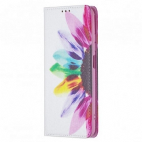 Schutzhülle Für Xiaomi Redmi Note 10 / 10S Flip Case Aquarellblume