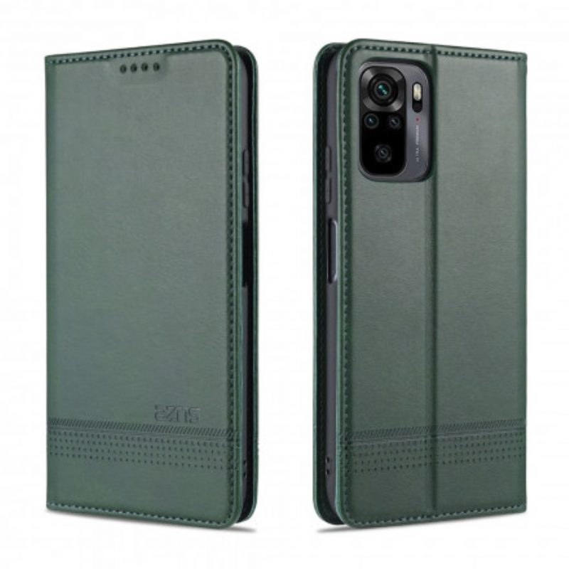 Schutzhülle Für Xiaomi Redmi Note 10 / 10S Flip Case Azns Leder-styling