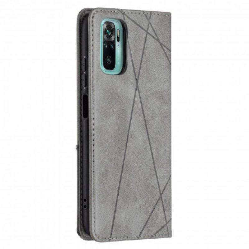 Schutzhülle Für Xiaomi Redmi Note 10 / 10S Flip Case Künstlerstil