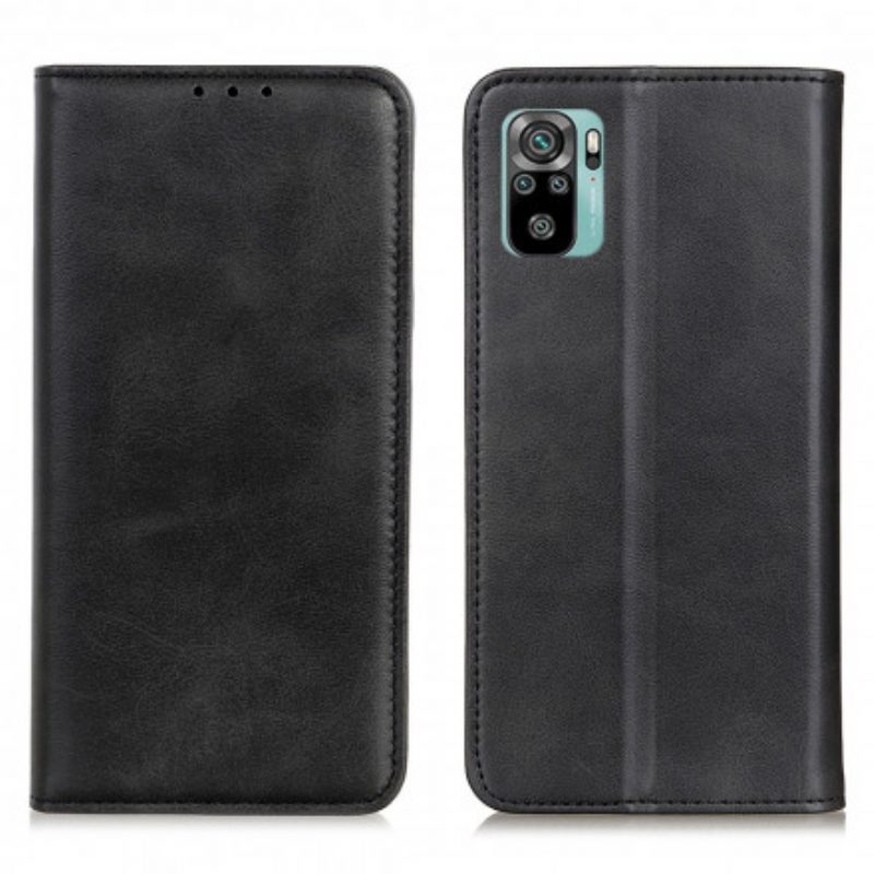 Schutzhülle Für Xiaomi Redmi Note 10 / 10S Flip Case Spaltleder