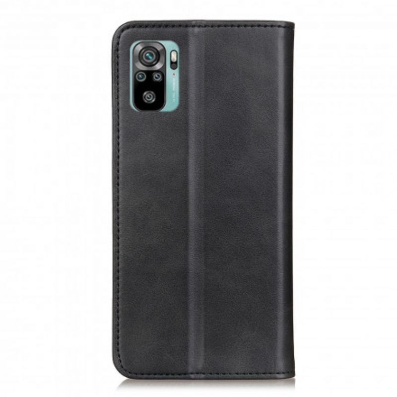 Schutzhülle Für Xiaomi Redmi Note 10 / 10S Flip Case Spaltleder