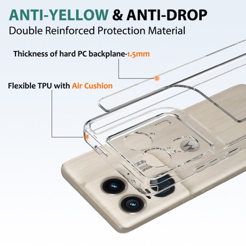 Hülle Motorola Edge 50 Ultra Transparent