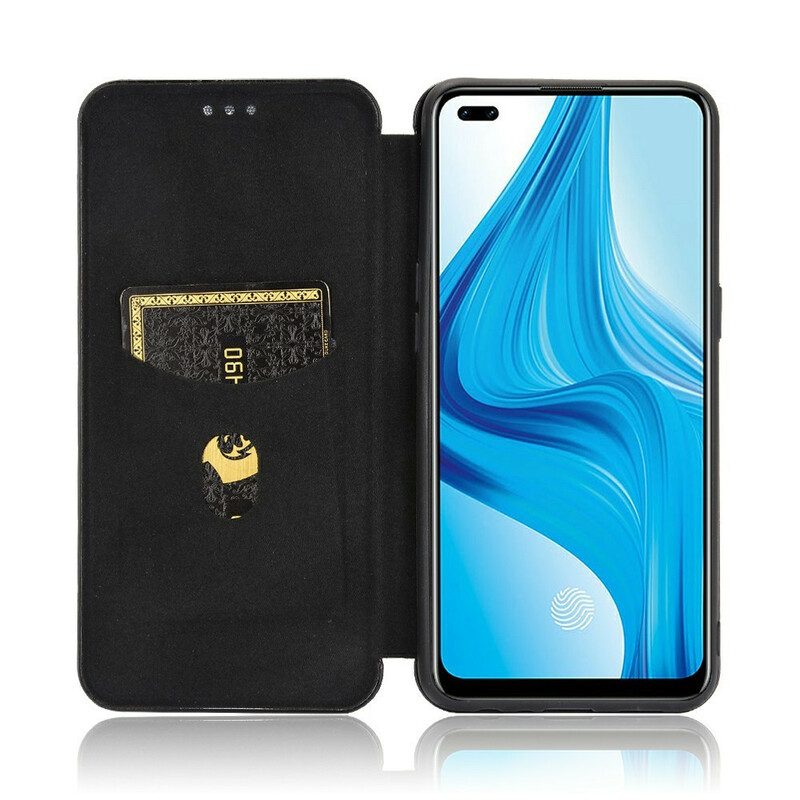 Schutzhülle Für Realme 7 Pro Flip Case Farbiges Carbon-silikon