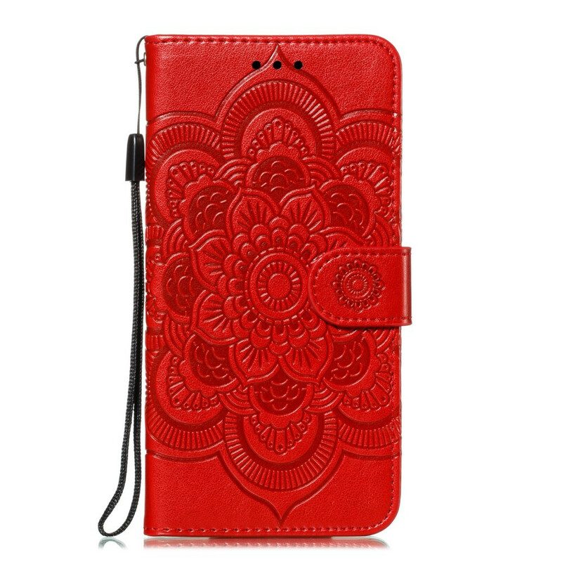 Flip Case Für Samsung Galaxy Note 10 Vollständiges Mandala