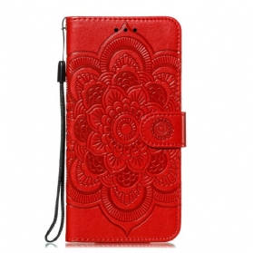 Flip Case Für Samsung Galaxy Note 10 Vollständiges Mandala