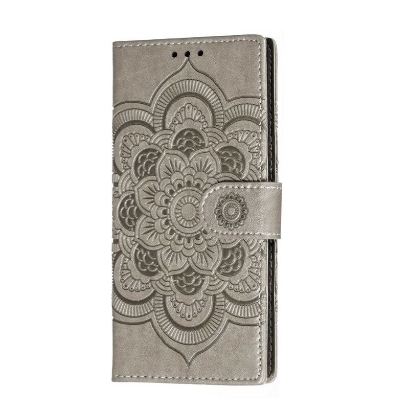 Flip Case Für Samsung Galaxy Note 10 Vollständiges Mandala