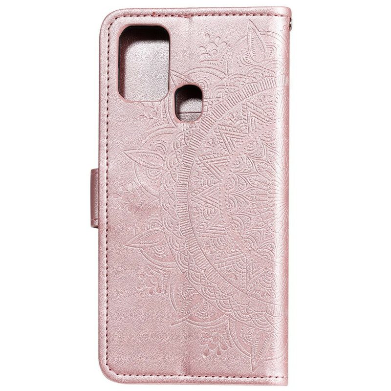 Flip Case Für Samsung Galaxy M31 Sonnenmandala