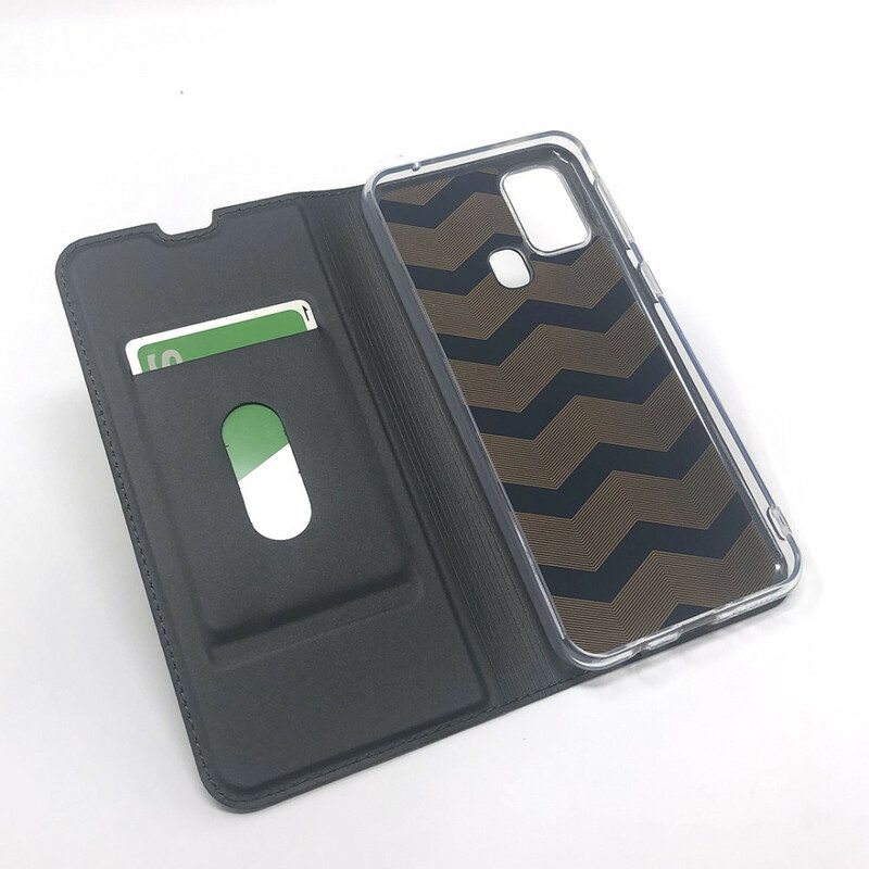 Schutzhülle Für Samsung Galaxy M31 Flip Case Magnetverschluss