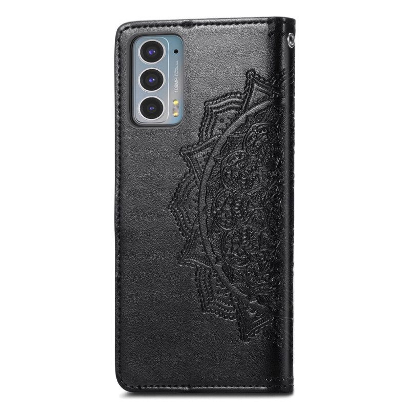 Flip Case Für Motorola Edge 20 Mandala-mittelalter