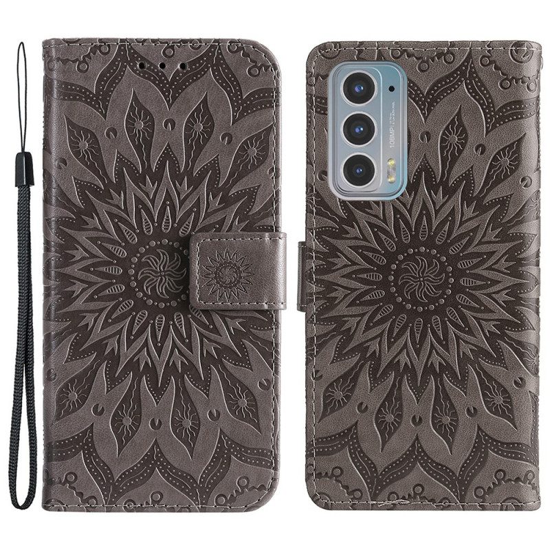 Flip Case Für Motorola Edge 20 Sonnenblume