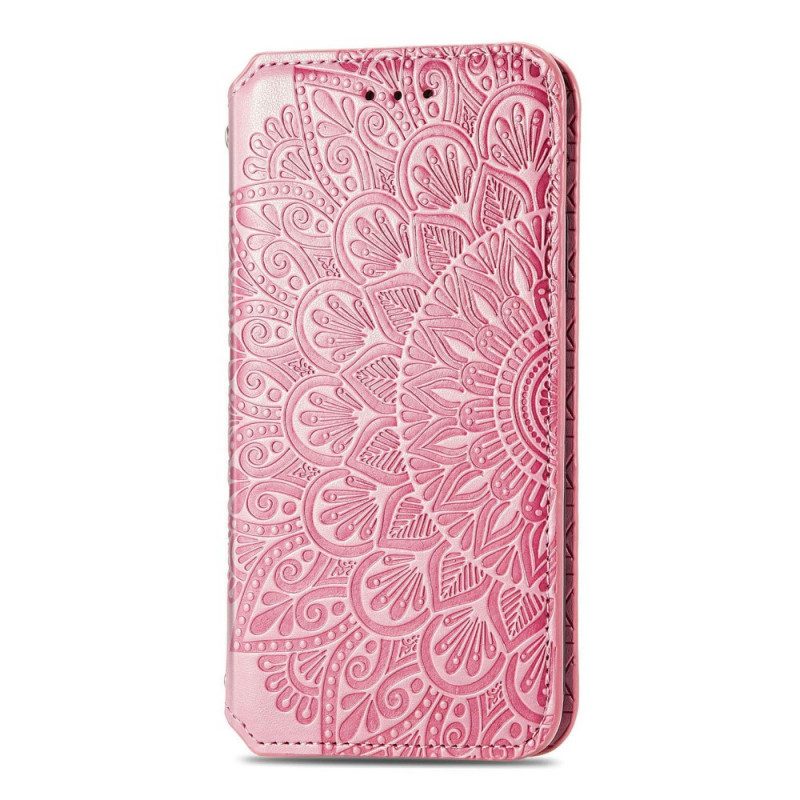 Schutzhülle Für Motorola Edge 20 Flip Case Mandala Umdrehen