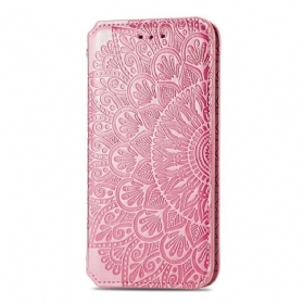 Schutzhülle Für Motorola Edge 20 Flip Case Mandala Umdrehen