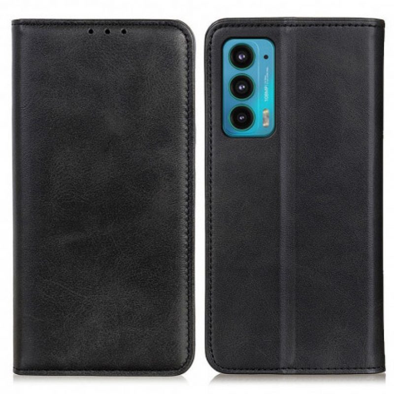 Schutzhülle Für Motorola Edge 20 Flip Case Spaltleder-design