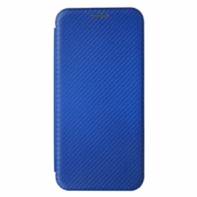 Flip Case Samsung Galaxy A15 5g Handyhülle Klassische Kohlefaser