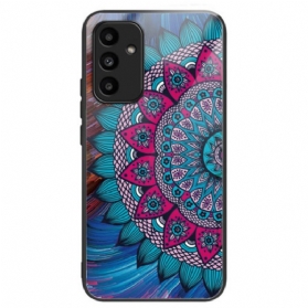 Hülle Für Samsung Galaxy A15 5g Mandala-gehärtetes Glas