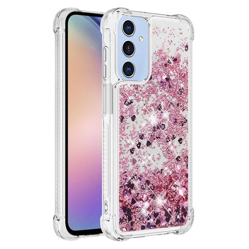 Hülle Samsung Galaxy A15 5g Handyhülle Glitzerdesign