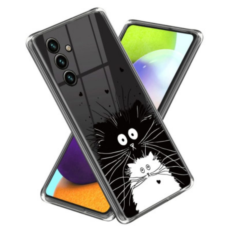 Hülle Samsung Galaxy A15 5g Zwei Katzen