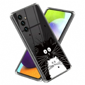 Hülle Samsung Galaxy A15 5g Zwei Katzen