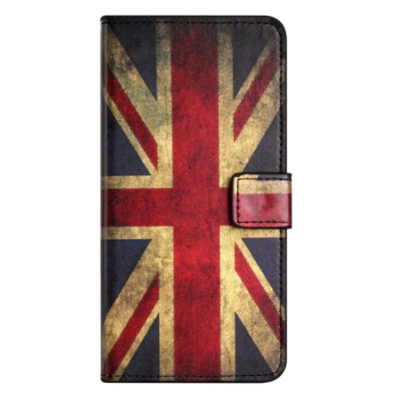 Lederhüllen Für Samsung Galaxy A15 5g Englische Vintage-flagge