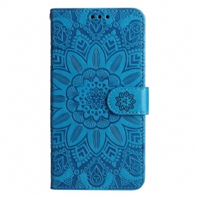 Lederhüllen Samsung Galaxy A15 5g Handyhülle Mandala-druck Mit Schlüsselband