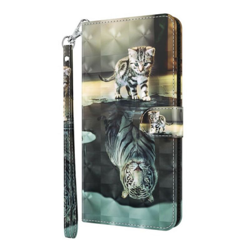 Flip Case Für Xiaomi Redmi Note 9 Pro 5G Ernest Der Tiger