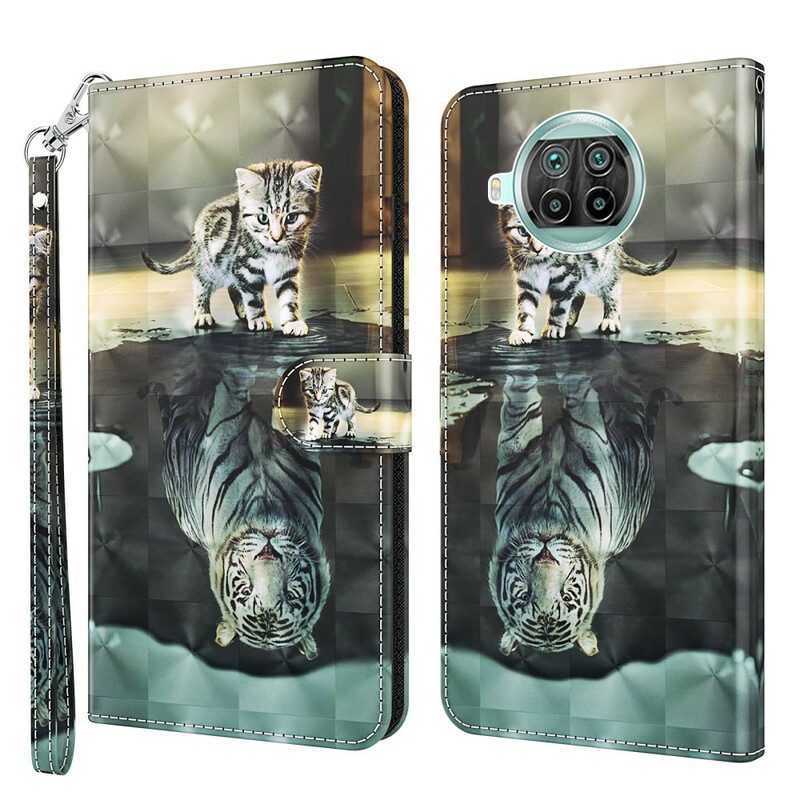 Flip Case Für Xiaomi Redmi Note 9 Pro 5G Ernest Der Tiger