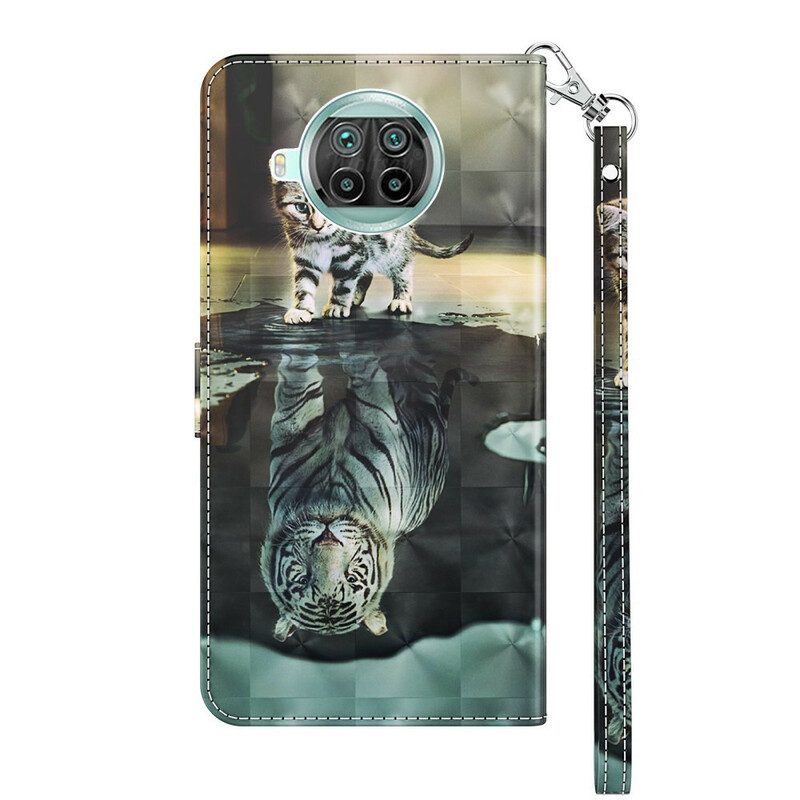 Flip Case Für Xiaomi Redmi Note 9 Pro 5G Ernest Der Tiger