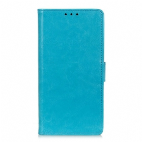 Flip Case Für Xiaomi Redmi Note 9 Pro 5G Glänzender Ledereffekt