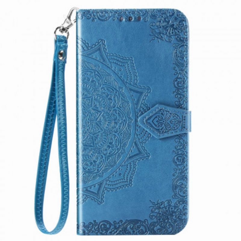 Flip Case Für Xiaomi Redmi Note 9 Pro 5G Mandala-mittelalter