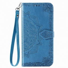 Flip Case Für Xiaomi Redmi Note 9 Pro 5G Mandala-mittelalter