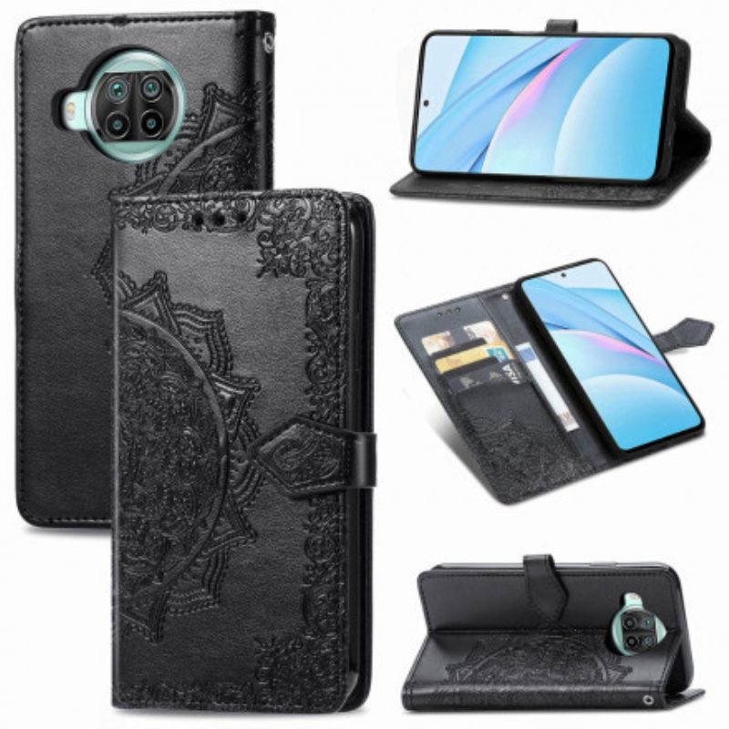 Flip Case Für Xiaomi Redmi Note 9 Pro 5G Mandala-mittelalter