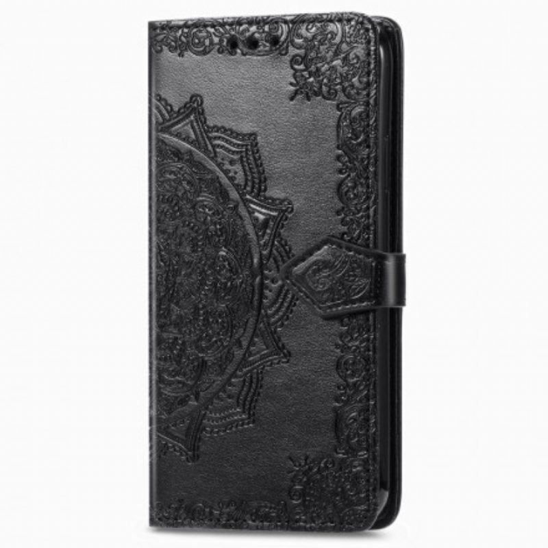 Flip Case Für Xiaomi Redmi Note 9 Pro 5G Mandala-mittelalter