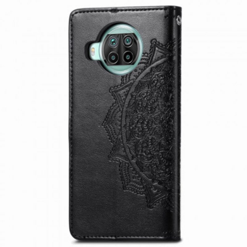 Flip Case Für Xiaomi Redmi Note 9 Pro 5G Mandala-mittelalter