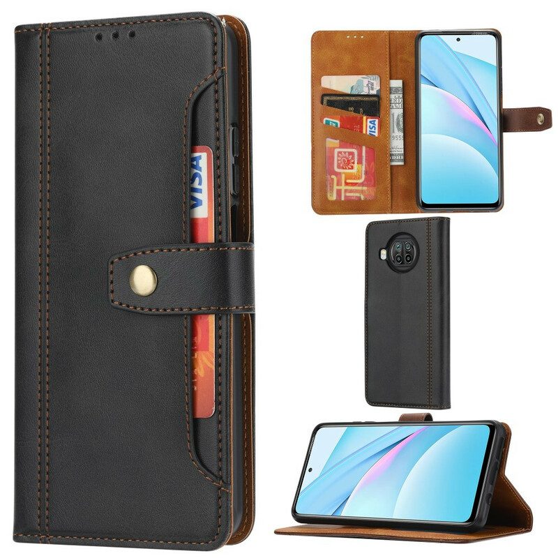 Flip Case Für Xiaomi Redmi Note 9 Pro 5G Mit Riemen