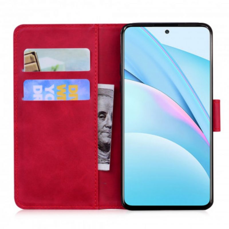 Flip Case Für Xiaomi Redmi Note 9 Pro 5G Tigergesicht