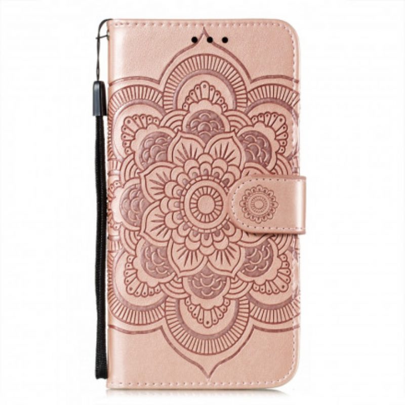 Flip Case Für Xiaomi Redmi Note 9 Pro 5G Vollständiges Mandala