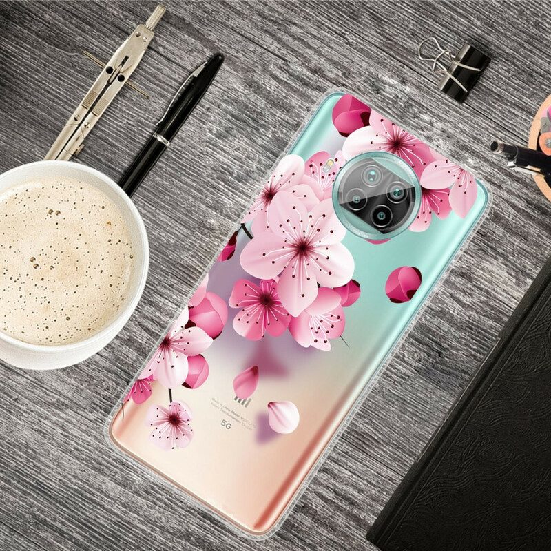 Handyhülle Für Xiaomi Redmi Note 9 Pro 5G Kleine Rosa Blumen