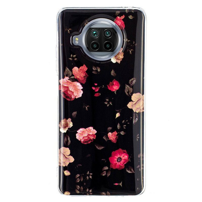 Handyhülle Für Xiaomi Redmi Note 9 Pro 5G Neonblumen