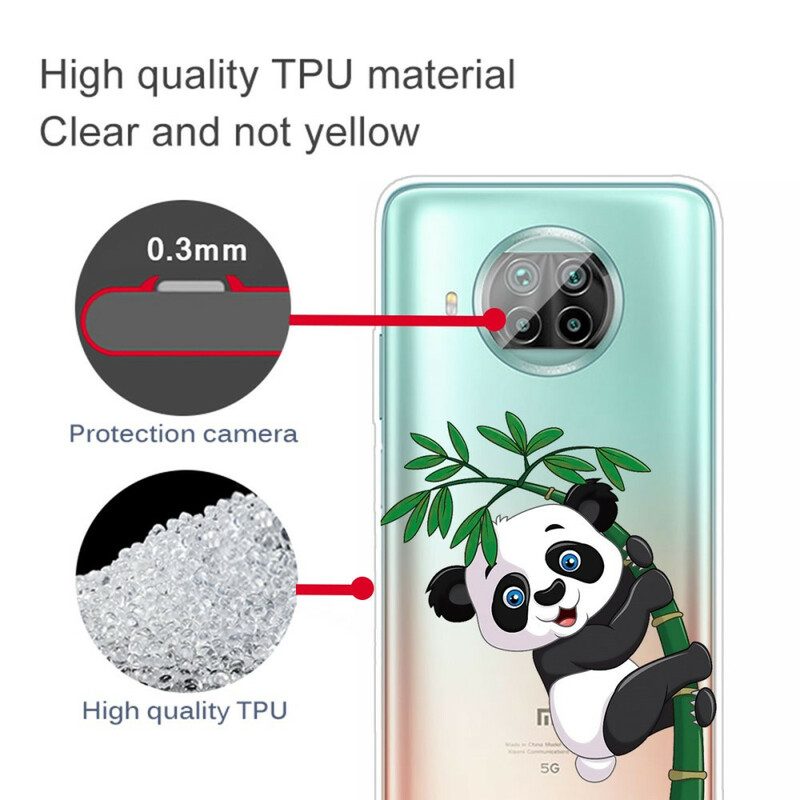 Handyhülle Für Xiaomi Redmi Note 9 Pro 5G Panda Auf Bambus